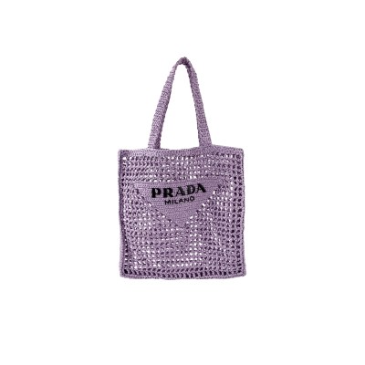 PRADA CROCHET TOTE BAG 1BG393 (38*36*3cm) 